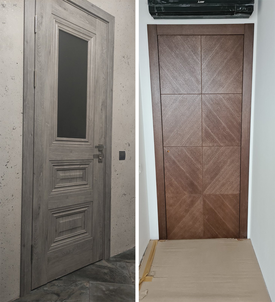 Фото встановлених міжкімнатних дверей від магазину Interior-Doors